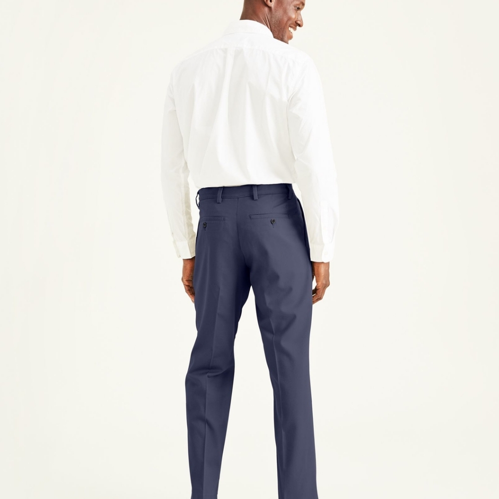 NWT Dockers Easy Khaki Cladsic Fit Pleated Wrinkle-Free Pants, Mens 36x30, Navy - Picture 16 of 16